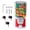 RED, variant on 17-inch Gumball Machine Vintage Candy Dispenser PC Yellow - Coin Bank Home Entertainment Collectible