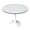 White, variant on LeisureMod Round Dining Table Modern 31" Sintered Stone Tabletop with White Steel Pedestal Base for Kitchen and Living Room Bristol Series in White