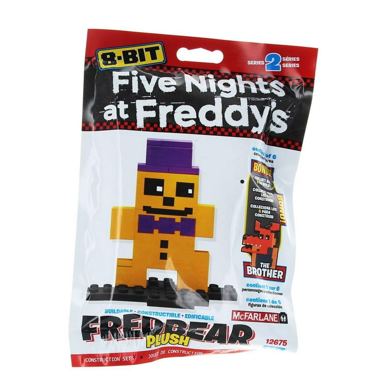 Five Nights at Freddy's 8-Bit Buildable Figure: Plush Fredbear