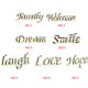 thumbnail image 2 of Kearding Palabras de madera, tallas de letras huecas, sueño familiar, sonrisa, risa, amor, esperanza, decoración de bienvenida, boda, cumpleaños, Decoración del hogar Familia Kearding JJ15122-01, 2 of 6