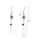 thumbnail image 3 of Pendientes Vintage Xihbxyly Temperamento Avanzado Perlas Pavo Real, 3 of 7