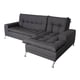 thumbnail image 2 of Sofá Cama M & E MUEBLES Carmen Modular Gris Oxford de Lino Izquierda, 2 of 10