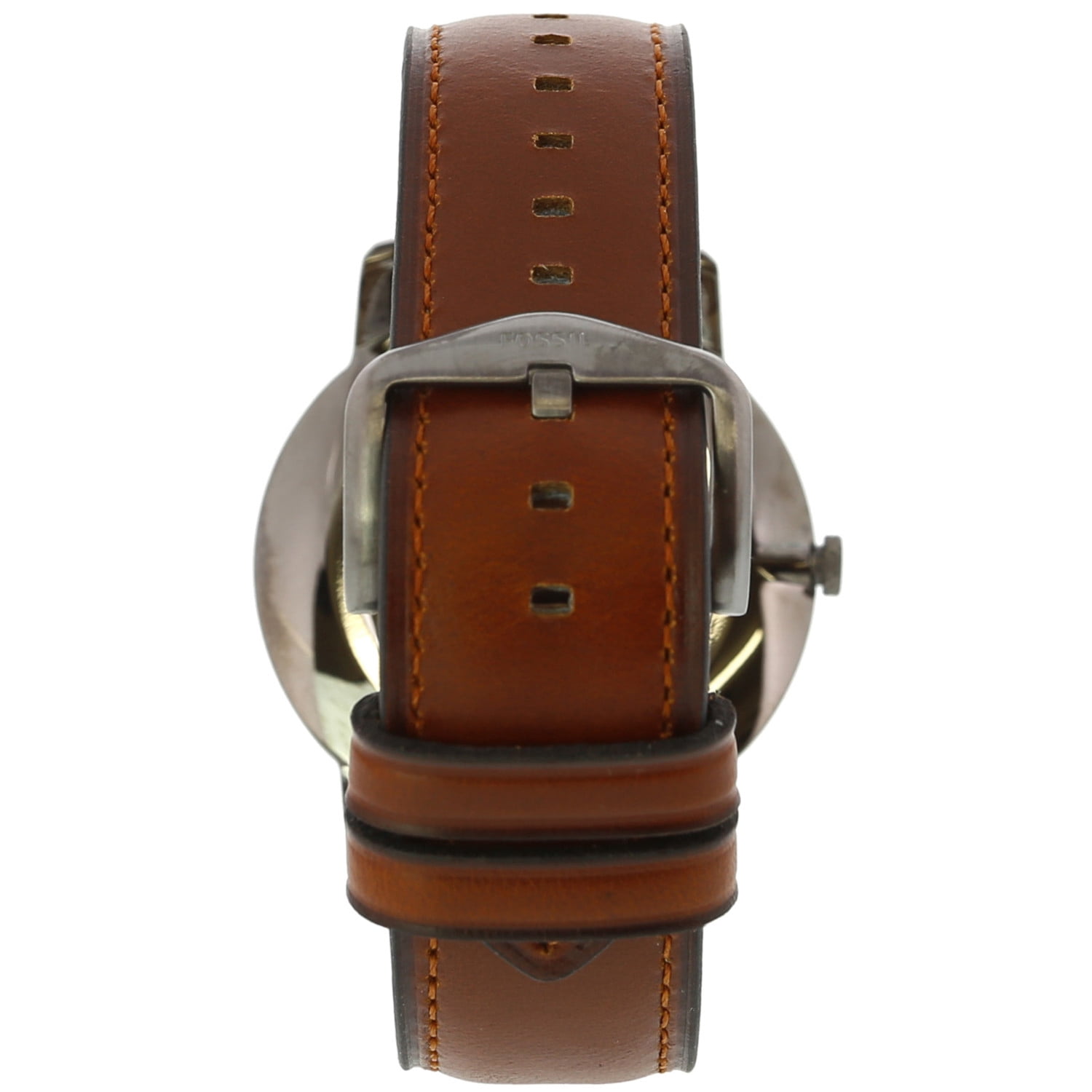 Brown Leather Japanese Quartz Dress 