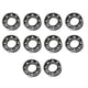 thumbnail image 1 of 10 Piezas de Rodamientos de Yoyo R188, Rodamientos de YOYO Silenciosos Extra Largos Profesionales, Piezas de Repuesto de Rodamientos de Yoyo Plateados, 1 of 5