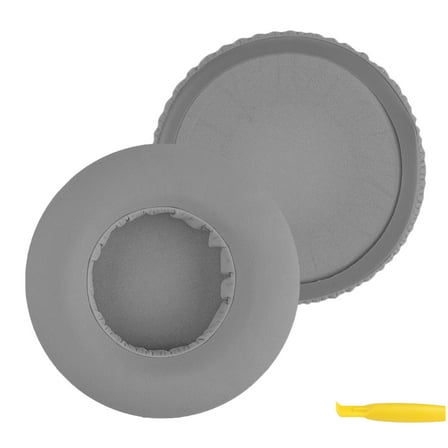 Geekria QuickFit Replacement Ear Pads for AKG K550/ K551/ K553 MKII Headphones Ear Cushions, Repair Parts (Grey)