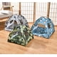 thumbnail image 3 of ZK20 Pet Dog Tent House Floral Print Enclosed Cat Tent Bed Indoor Folding Portable Comfortable Kitten Bed Kennel For Small Pets ShopWise Round, 3 of 16