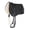Black, variant on Horse Western Trail Fleece Padded Adjustable Bareback Saddle Pad Brown 39193BR