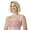 Dusted Peony, variant on BRAVADO! DESIGNS Sustainable Nursing Bra | Body Silk Seamless | Black | XL