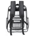 thumbnail image 4 of TRANSLINK Clear School Backpack Heavy Duty PVC Transparent Material and Ruggedly Reinforced Shoulder Straps, 4 of 9