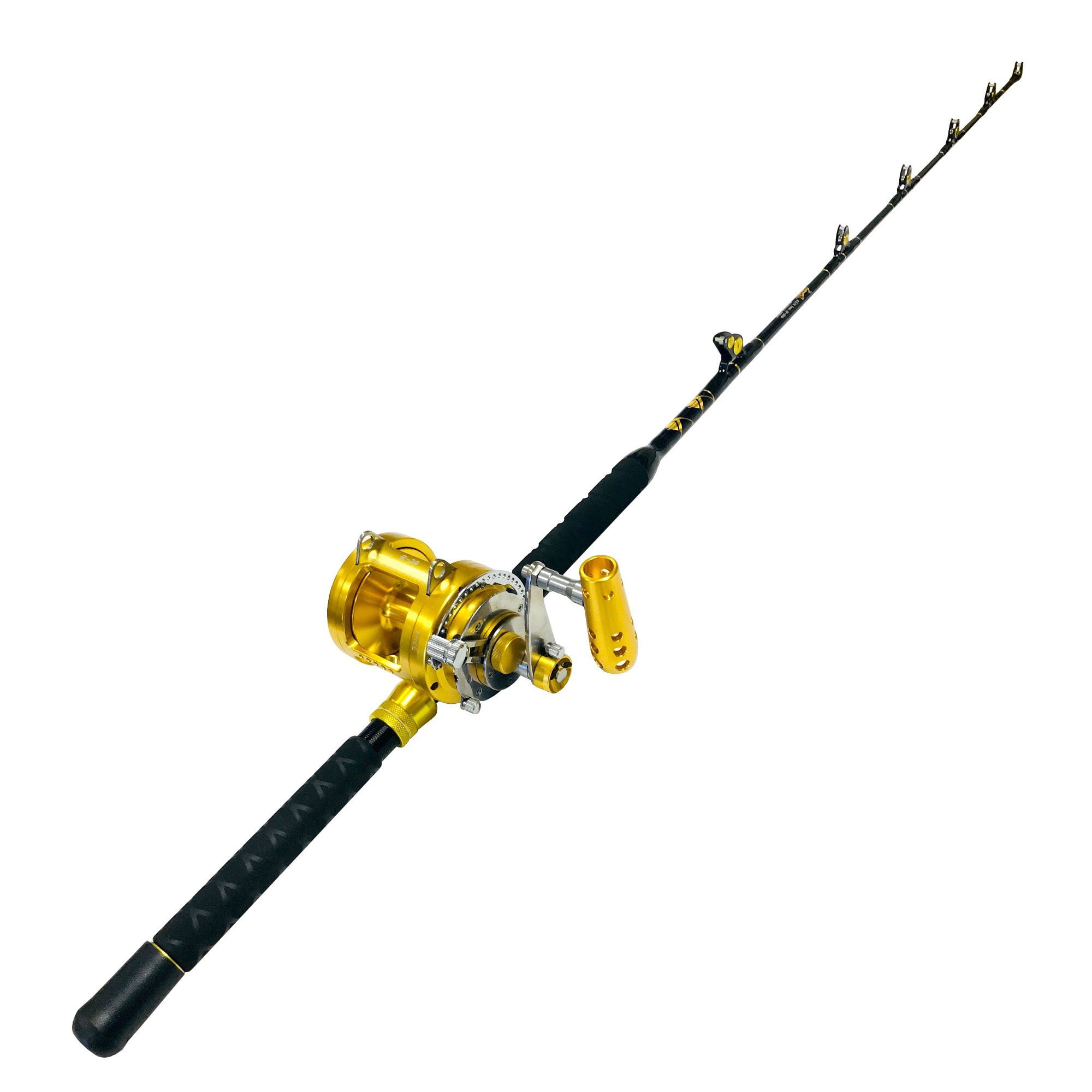 1 Year WarrantyCoastal Fishing PINK 50lb Saltwater Roller Rod 