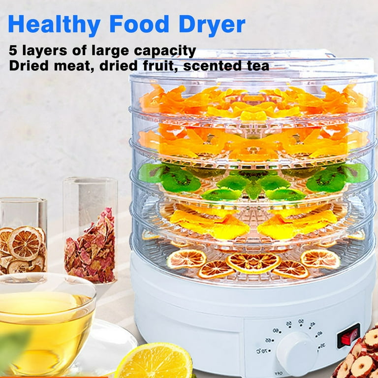 Wobythan 5 Layers Household Vegetables Fruits Drying Machine Meat