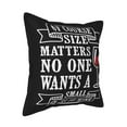 thumbnail image 2 of Bingfone Decorative Pillow Covers 18"X18" Wine Funny Couch Pillow Cases Modern Farmhouse Covers For Couch Sofa Bed, 2 of 9