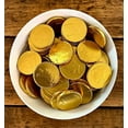 Solid Milk Chocolate Large Kennedy Gold Coins 2 Full Pounds Bulk Wholesale