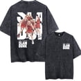 thumbnail image 1 of Camiseta de Anime Slam Dunk para hombres y mujeres, camisetas Retro lavadas, 100% algodón, Sakuragi, Hanamichi, kaade, Rukawa, Tops de Manga japonesa, 1 of 4