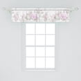 thumbnail image 2 of Floral Window Valance, Soft English Garden Roses Vintage Romantic Nostalgia Wild Garden of Love, Curtain Valance for Kitchen Bedroom with Rod Pocket, 54" X 18", Pearl Pink Pale Green, by Ambesonne, 2 of 2