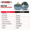 thumbnail image 2 of 600W Peak Compression Driver with Aluminum Tweeter Diaphragm – 16 Ohm Weatherproof Horn Speaker for PA Systems, Outdoor Events & Live Sound (DU 60W), 2 of 12