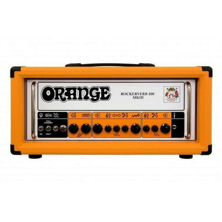 UPC: 5060299175136 | Orange Amplification Rockerverb 100 MKIII 100-Watt Tube Guitar Amplifier Head (Orange)