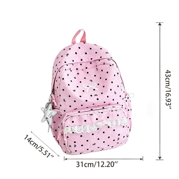 Water Resistant Casual Backpacks For School, Large Capacity Back To School Supplies, Ergonomic Design School Supplies For Kids suitable for Elementary Students Daily School Commute-Pink