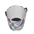 thumbnail image 3 of Fotbe Eiffel Tower and Hearts Laundry Basket with Handles, Waterproof Large Laundry Hamper, Wash Bag for Corner Dorm, Rolling Laundry Basket with Handles-Small, 3 of 8