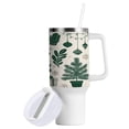 thumbnail image 2 of 40 Oz Car Handle Water Bottle Water Cup Water Bottle Water Jug Coffee Cup Travel Water Bottle Green Gingerbread Man, 2 of 8