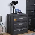 thumbnail image 3 of ACME Furniture 3 Drawer Industrial Cargo Storage Chest, Gunmetal Gray, 3 of 4