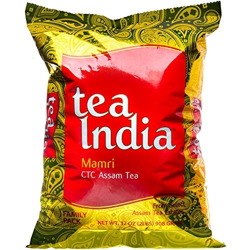 Tea India CTC Assam Loose Leaf Black Tea Made with Natural Ingredients