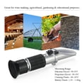 thumbnail image 4 of Portable Handheld ATC Antifreeze Refractometer Freezing Point Meterfor Glycol Antifreeze Coolant and Battery, 4 of 8