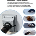 thumbnail image 6 of HVAC Wall Penetration & Line-Set Cover Kit, Wall Sleeve for AC Line Set and Split Cover, HVAC Penetration Cover for Outdoor and Indoor Air Conditioner Systems (White), 6 of 6