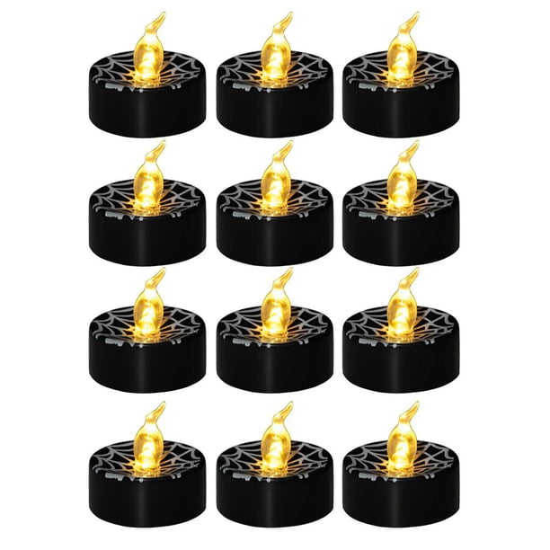 Luz De Vela Vela Electrónica Luz De Té Luz De Vela Led Sin Llama Luz De Vela Con Luz Intermitente Para La Decoración De La Atmósfera Del Hogar Methold HA018426-00