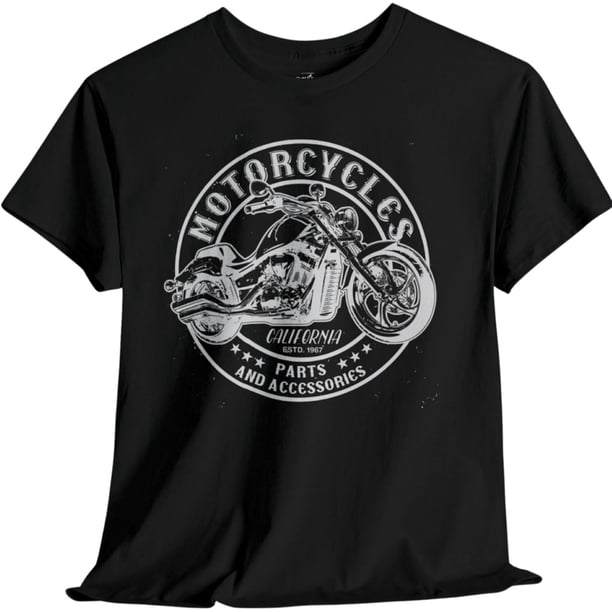 Playera Clásica para Motociclista – Classic Cruiser – Ropa de Motero de 100% Algodón
