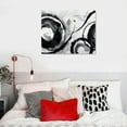 thumbnail image 5 of ARISTURING Black White Abstract Wall Art Canvas Geometric Lines Print Picture Large Contemporary Artwork Pinting for Bedroom, Dining Room, 20x16in, 5 of 6