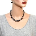 thumbnail image 2 of Falari Natural Gemstone Necklace Earring Set, 2 of 3