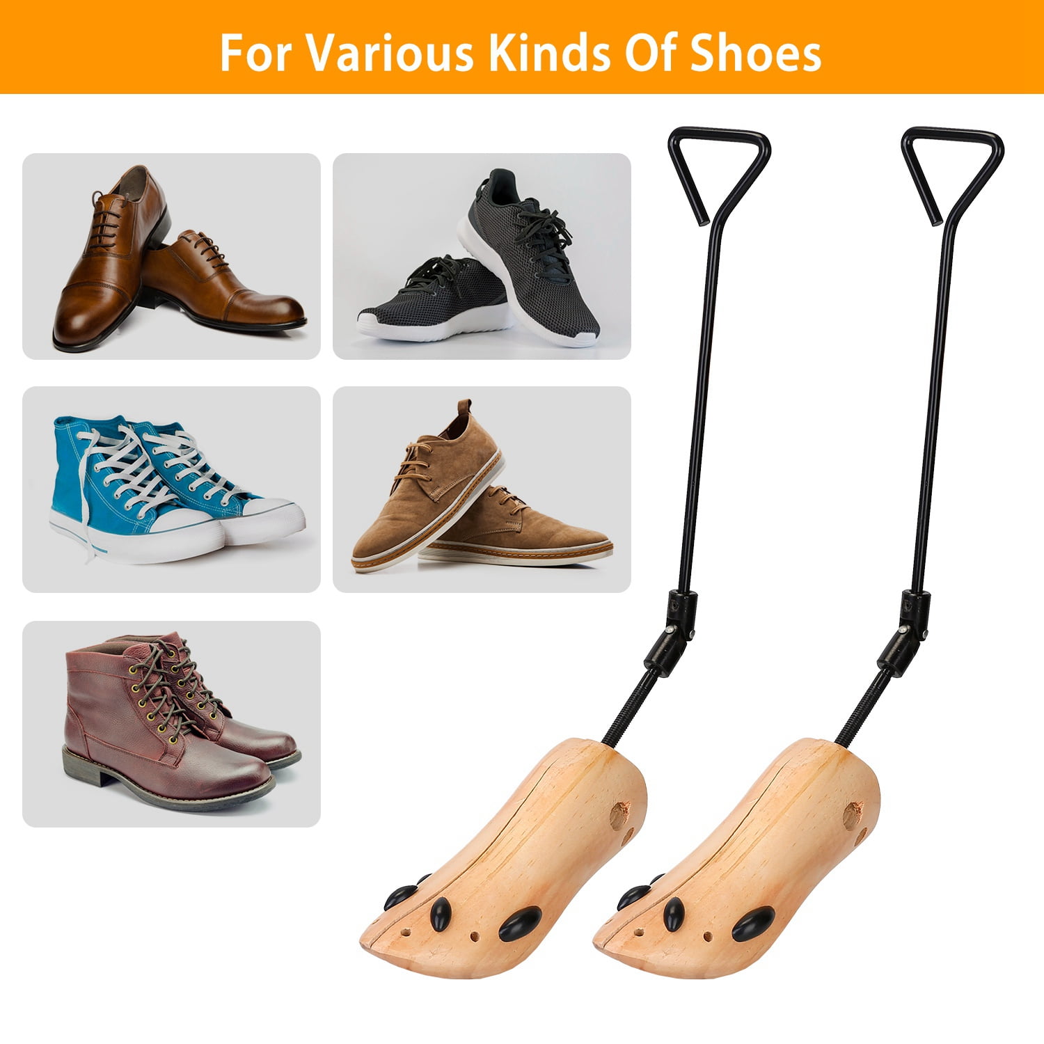 Wooden boot hotsell stretcher