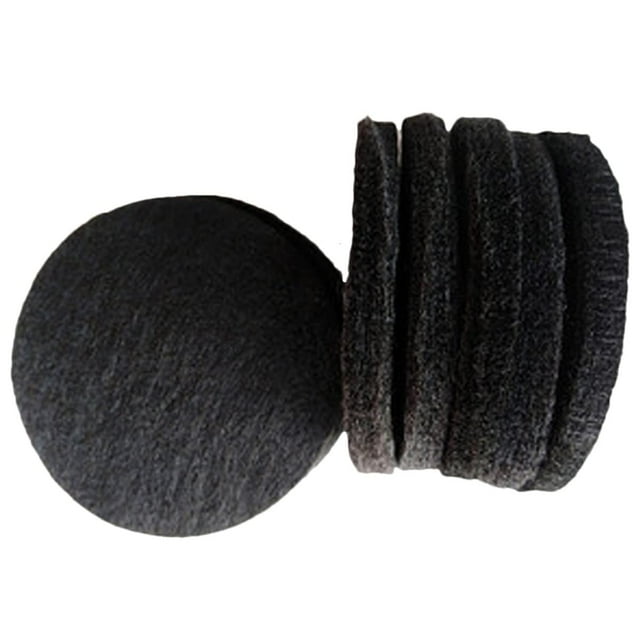 Gamvdout Couverture de Soudage Ignifuge Épaisse 2 mm et Feutre d'Électrode en Graphite - 6 Pcs Tampons Ronds en Graphite Multi-Tailles