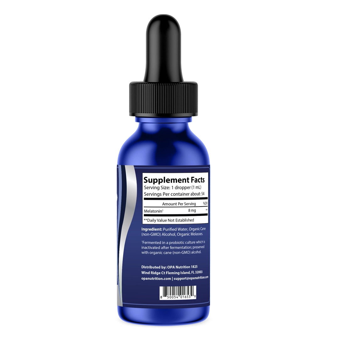 OPA Sleep Fermented Melatonin Liquid Formula with Probiotic Base for Nightly Wellness – 54sv