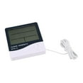 thumbnail image 3 of LCD Digital Temperature Meter Home Indoor Outdoor Hygrometer Thermometer Weather Station with Clock ,High Precision, 3 of 5