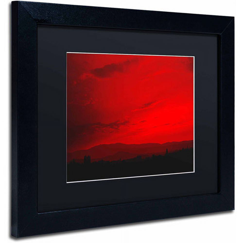 Trademark Fine Art "To the Threshold of Silence" Canvas Art by Philippe Sainte-Laudy, Black Matte, Black Frame