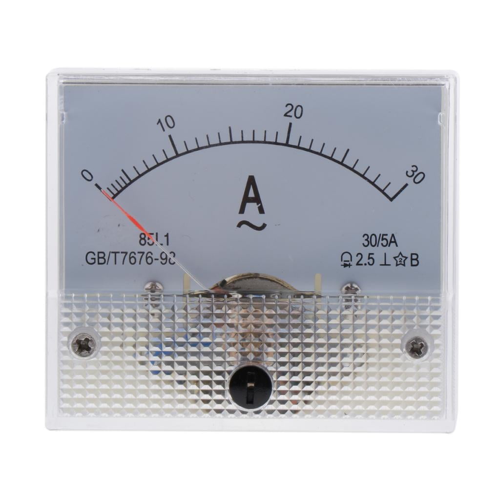 DC 0-30A Amperemeter Analog Ammeter Analog Amp Meter Panel Current Meter 