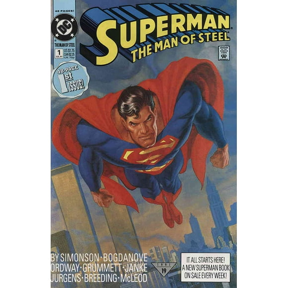 Superman: The Man of Steel #1 VF ; DC Comic Book