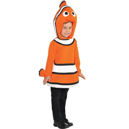 Finding Dory Nemo Costume for Boys, Size 3-4T, Includes a Tunic and a