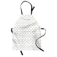thumbnail image 1 of Panda Apron, Horizontally Aligned Bamboo Branches with Heads Popping, Unisex Kitchen Bib with Adjustable Neck for Cooking Gardening, Adult Size, Charcoal Grey White, by Ambesonne, 1 of 4