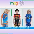 thumbnail image 3 of Hot Wheels UPF 50+ Pullover Rash Guard and Swim Trunks Outfit Set Toddler to Little Kid, 3 of 5