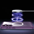 thumbnail image 2 of ShellTech Magnetic Case for Samsung Galaxy S23 FE,Compatible with Mag-Safe Double-Sided 360 Degree Full Body Built-in Screen Protection Case Shockproof Rubber Cover,Purple, 2 of 4
