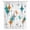 Turquoise Orange, variant on Boho Middle Century Sheer Curtains 54 Inches Long, Retro Orange Teal Grey Star Rhombus Light Filering Curtains, Breathable Simi Curtain Privacy Drapes for Kitchen Bathroom Small Window Treatment