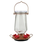Perky-Pet Crystal Top-Fill Glass Hummingbird Feeder  28 oz Capacity