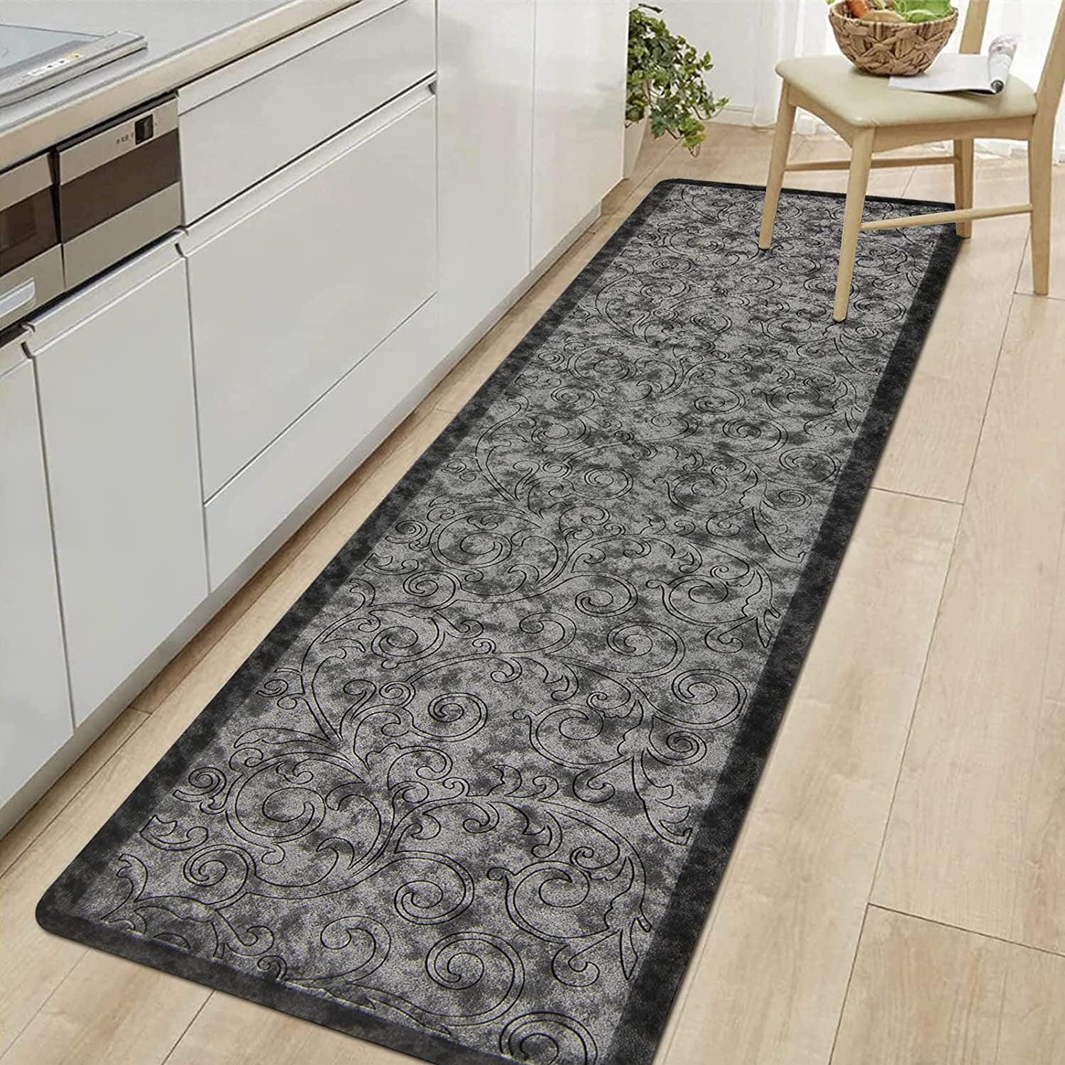 Kitchen Area NonSlip Rug Floor Mat Door Entrance Carpet Runner Flowers 