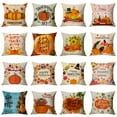 thumbnail image 2 of Yidarton Thanksgiving Pillowcase Car Living Room Sofa Cushion Cover Printing Pattern Linen Pillow Case, 2 of 5