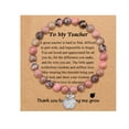 thumbnail image 7 of Daolelai Agate Apple Pendant Bracelet Bracelet Teacher's Day Gift for Teacher, 7 of 7