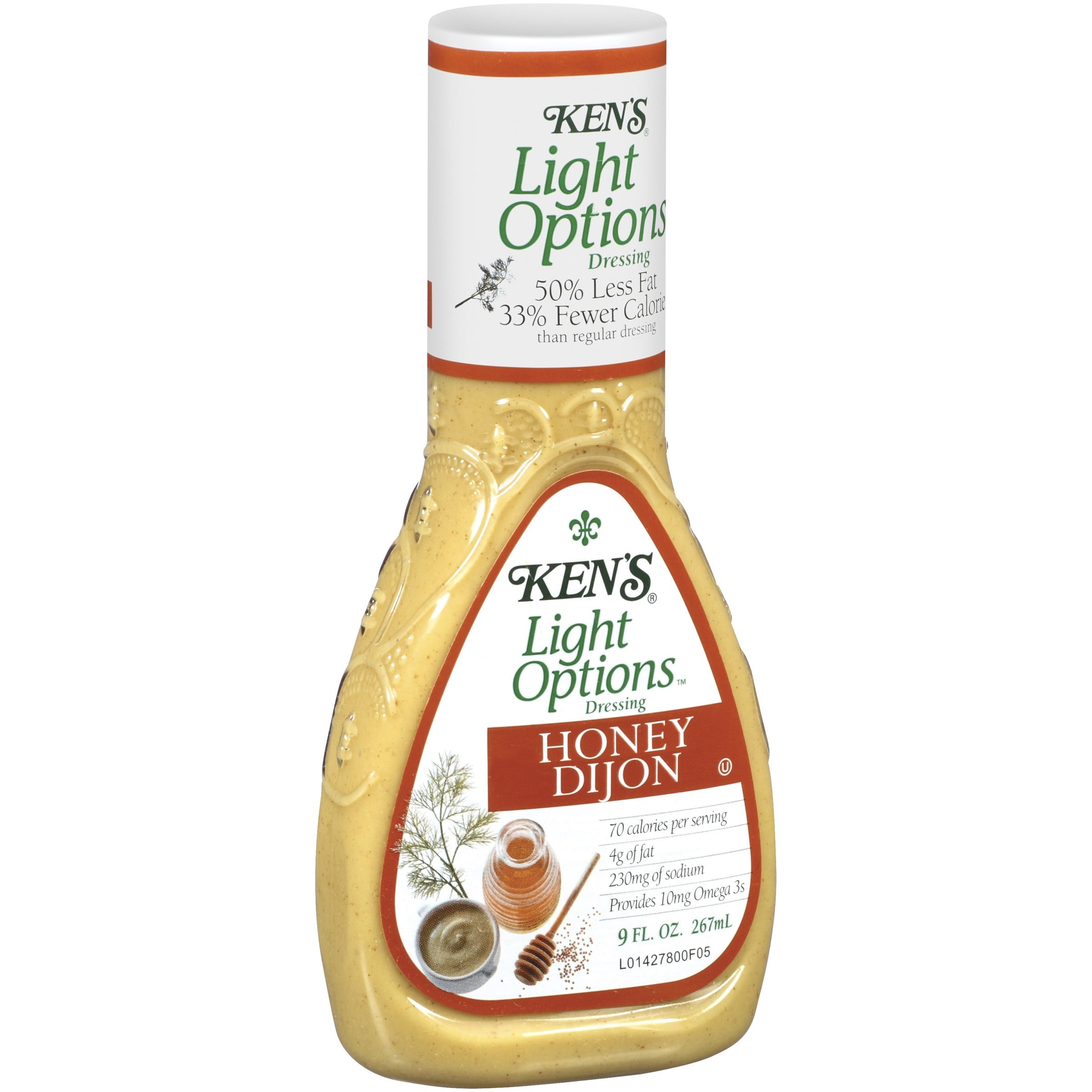 Ken's Steak House Light Options Dressing, Honey Dijon, 9 Oz Walmart