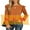 Caramel, variant on JWD Long Sleeve Shirts for Women Knit Tops Casual Crewneck Ruffle Tops Loose Fit Black-Large